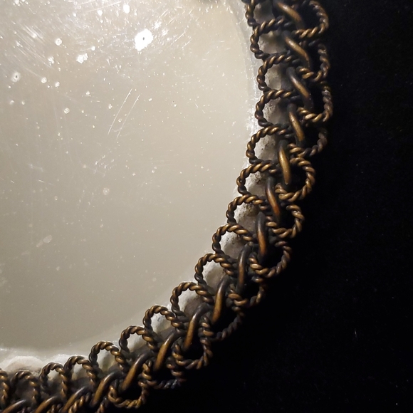 Antique Art Deco 1920s Hand Held Mirror - Picture 3 of 4